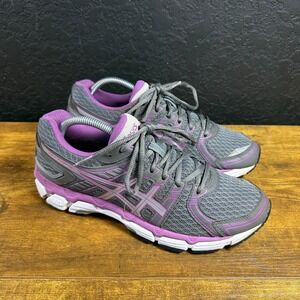 ASICS Gel-Forza T359N Grey Purple Synthetic Mesh Running Shoes Womens Size 10